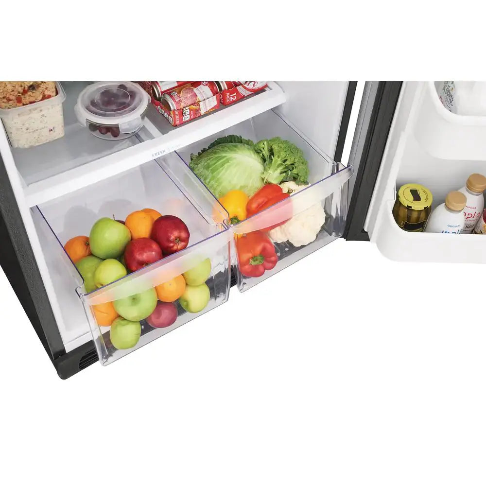 30 In. 20.4 Cu. Ft. Top Freezer Refrigerator in Stainless Steel | Fridge.com