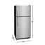 30 In. 20.4 Cu. Ft. Top Freezer Refrigerator in Stainless Steel | Fridge.com