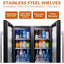 30 In. Dual Zone 200-Cans Beverage Cooler Side-By-Side Refrigerators Built-In or Freestanding Fridge Frost Free in Black | Fridge.com