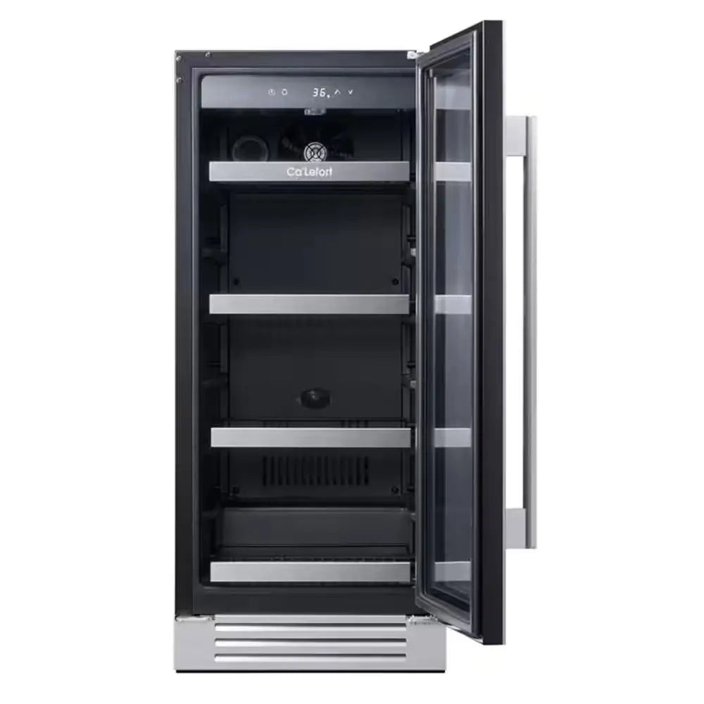 30 In. Dual Zone 200-Cans Beverage Cooler Side-By-Side Refrigerators Built-In or Freestanding Fridge Frost Free in Black | Fridge.com