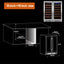 30 In. Dual Zone Cellar Cooling Unit 66-Bottles Wine Cooler Built- in Side-By-Side Refrigerators Frost-Free in Black | Fridge.com