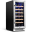 30 In. Triple Zone Cellar Cooling Unit 61-Bottles Wine Cooler Side-By-Side Refrigerators Safety Lock Frost Free in Black | Fridge.com