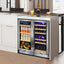 30" Wine & Beverage Refrigerator Triple Zone 30 Bottle & 130 Can Built-In Split Wine and Beer Cooler | Fridge.com