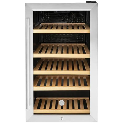 31-Bottle Beverage Cooler in Stainless Steel | Fridge.com