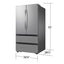 31 Cu. Ft. Mega Capacity 4-Door French Door Refrigerator with Dual Auto Ice Maker in Stainless Steel | Fridge.com