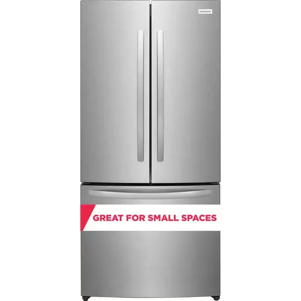 31.5 In. 17.6 Cu. Ft. Counter Depth French Door Refrigerator, Brushed Steel | Fridge.com