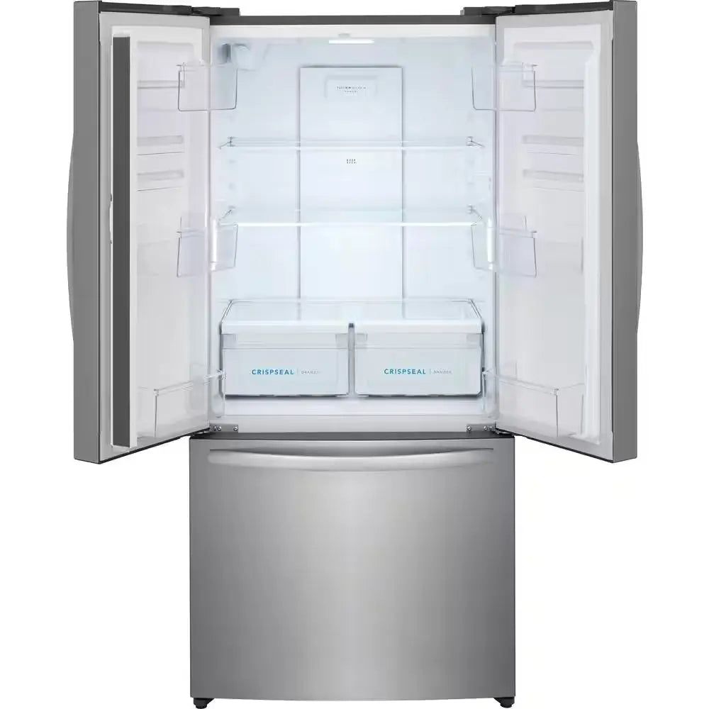 31.5 In. 17.6 Cu. Ft. Counter Depth French Door Refrigerator, Brushed Steel | Fridge.com