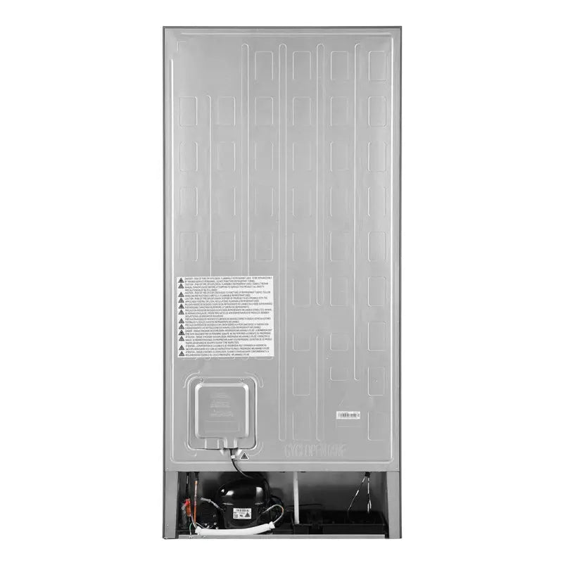 31" Milano Espresso Bottom Freezer Right Swing Door Refrigerator in Stainless Steel, 17.2 Cu. Ft. | Fridge.com