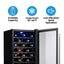 33 Bottle Compressor Wine Cooler, Stainless Steel | Fridge.com