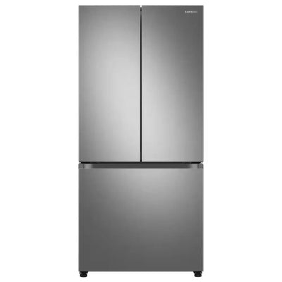 33 In. W 24.5 Cu. Ft. 3-Door French Door Smart Refrigerator in Stainless Steel with Dual Icemaker | Fridge.com