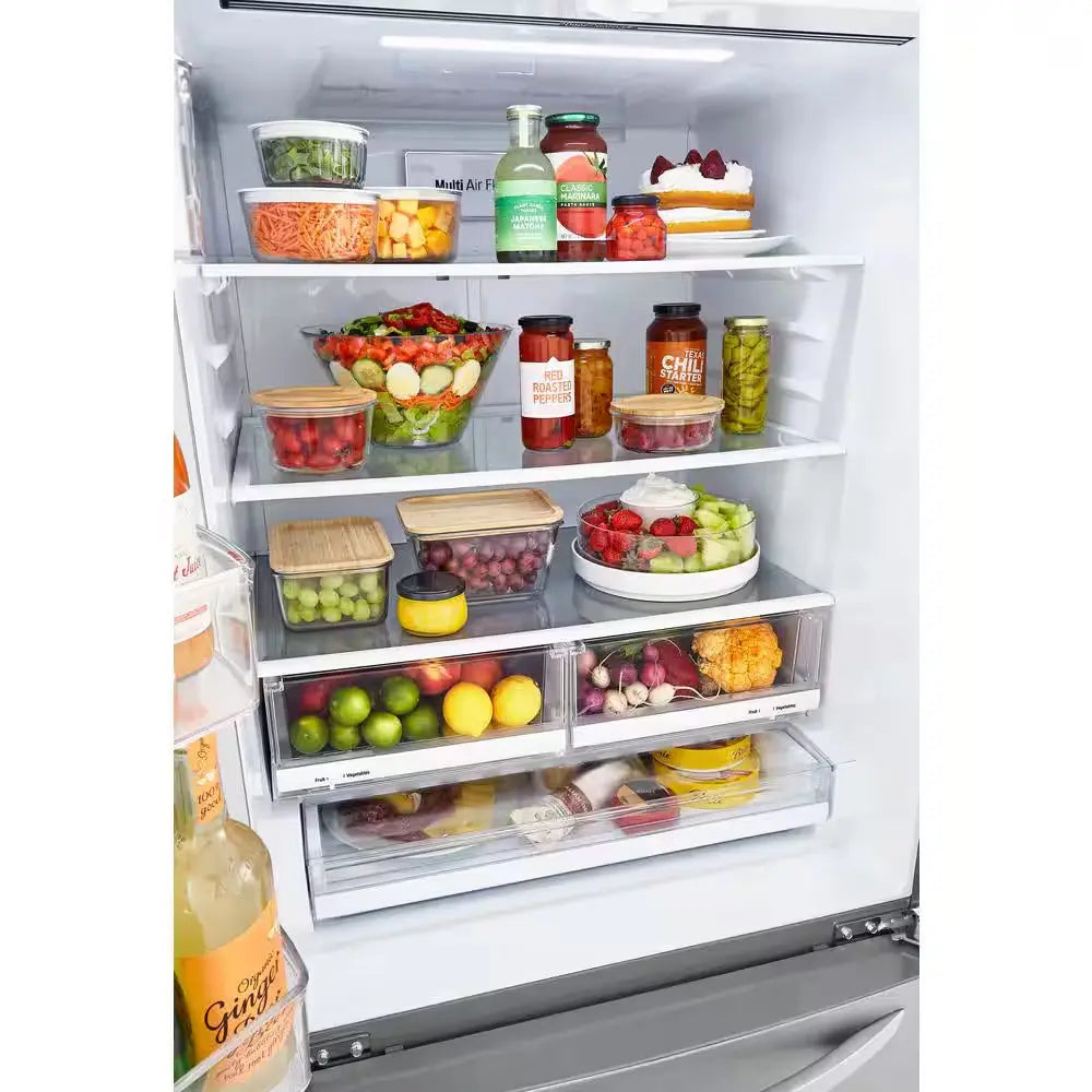 33 In. W 25 Cu. Ft. French Door Refrigerator in Stainless Steel | Fridge.com