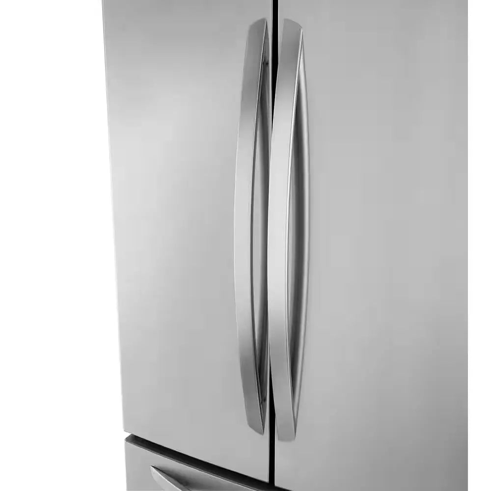 33 In. W 25 Cu. Ft. French Door Refrigerator in Stainless Steel | Fridge.com