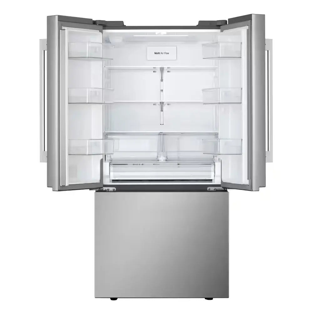 33 In. W 25 Cu. Ft. SMART Standard Depth French Door Refrigerator in Print Proof Stainless Steel | Fridge.com