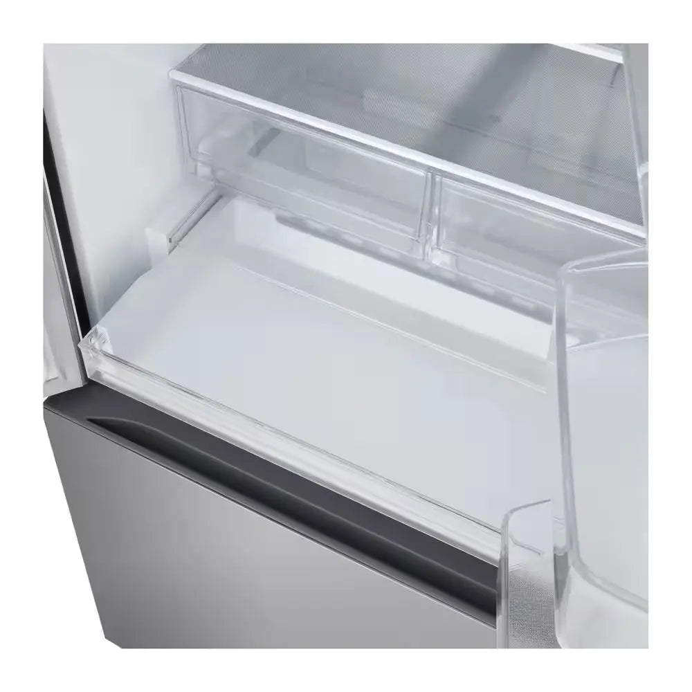 33 In. W 25 Cu. Ft. SMART Standard Depth French Door Refrigerator in Print Proof Stainless Steel | Fridge.com