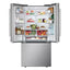 33 In. W 25 Cu. Ft. SMART Standard Depth French Door Refrigerator in Print Proof Stainless Steel | Fridge.com