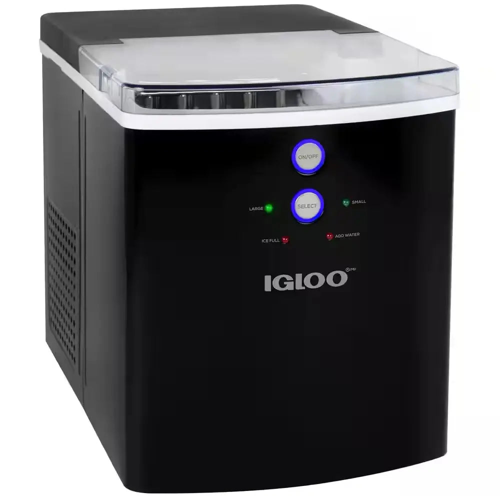 33 Lb. Portable Ice Maker in Black | Fridge.com