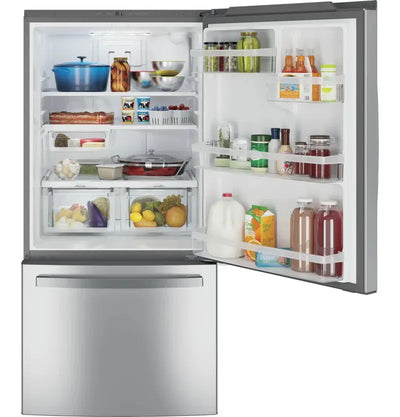 33" 24.08 Cu. Ft Bottom Freezer Refrigerator | Fridge.com