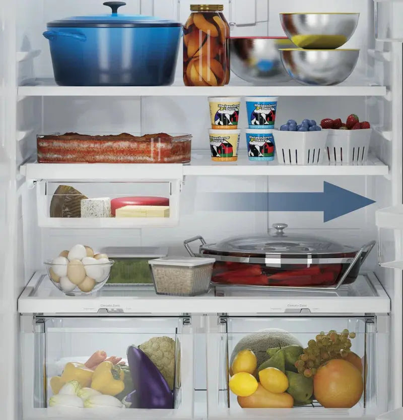 33" 24.08 Cu. Ft Bottom Freezer Refrigerator | Fridge.com