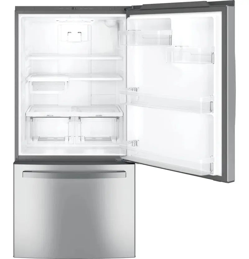 33" 24.08 Cu. Ft Bottom Freezer Refrigerator | Fridge.com