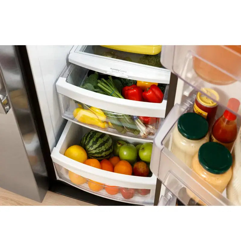 33" Side by Side 23 Cu. Ft. Refrigerator | Fridge.com