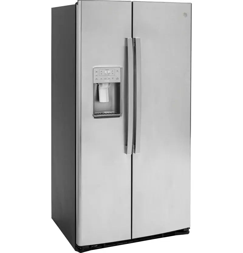 35.75" Counter Depth Side by Side 21.9 Cu. Ft. Refrigerator with Fingerprint Resistant Finish | Fridge.com