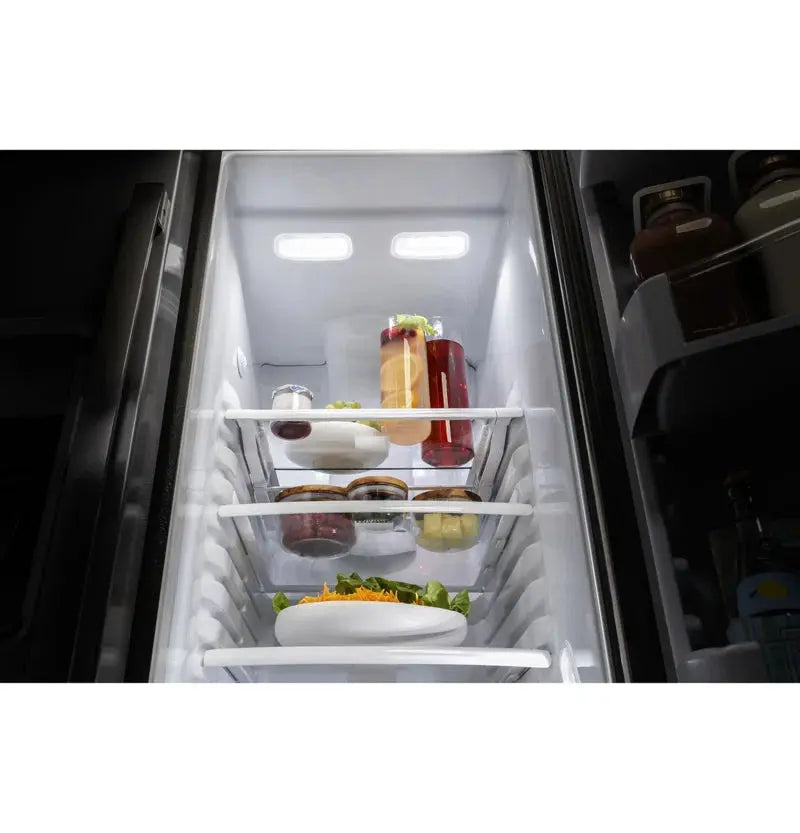 35.75" Counter Depth Side by Side 21.9 Cu. Ft. Refrigerator with Fingerprint Resistant Finish | Fridge.com