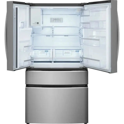 35.7" X 34.6" French Door Refrigerator 26.3 Cu. Ft. Energy Star Refrigerator | Fridge.com