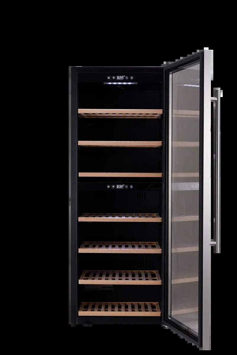 126 Bottles Wine Cooler Dual Zone 23" Width 12 Cu.Ft. / 350 L | Fridge.com