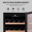 126 Bottles Wine Cooler Dual Zone 23" Width 12 Cu.Ft. / 350 L | Fridge.com