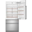 36 In. 20.1 Cu. Ft. Built-In Bottom Freezer Refrigerator in Stainless Steel with Convertible Middle Drawer, RH Swing | Fridge.com