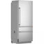 36 In. 20.1 Cu. Ft. Built-In Bottom Freezer Refrigerator in Stainless Steel with Convertible Middle Drawer, RH Swing | Fridge.com