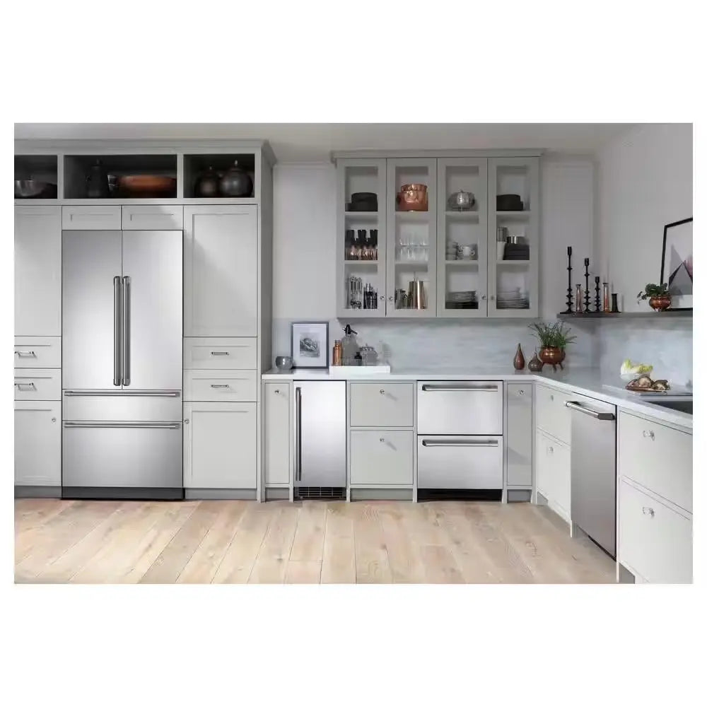 36 In. 20.1 Cu. Ft. Built-In Four Door French Door Refrigerator in Stainless Steel | Fridge.com