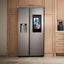 36 In. 21.5 Cu. Ft. Smart Side by Side Refrigerator with Family Hub in Stainless Steel, Counter Depth | Fridge.com