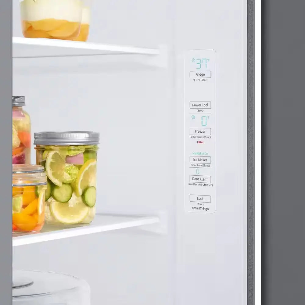 36 In. 22.6 Cu. Ft. Smart Side by Side Refrigerator in Fingerprint-Resistant Stainless Steel, Counter Depth | Fridge.com