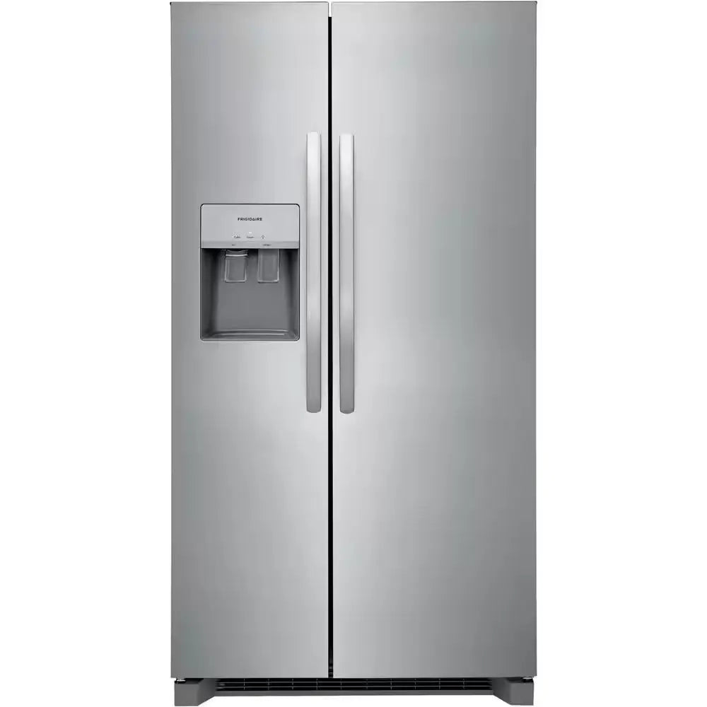 36 In. 25.6 Cu. Ft. Side by Side Refrigerator in Stainless Steel, Standard Depth | Fridge.com