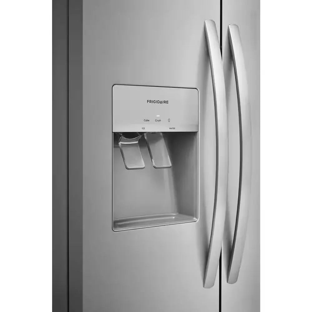 36 In. 25.6 Cu. Ft. Side by Side Refrigerator in Stainless Steel, Standard Depth | Fridge.com