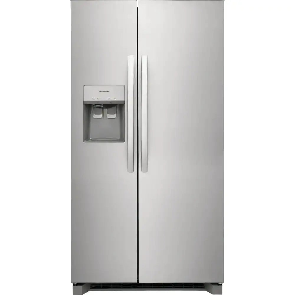 36 In. 25.6 Cu. Ft. Side by Side Refrigerator in Stainless Steel, Standard Depth | Fridge.com