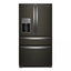 36 In. 26 Cu. Ft. Standard Depth French Door Refrigerator in Fingerprint Resistant Black Stainless with Triple Crisper | Fridge.com