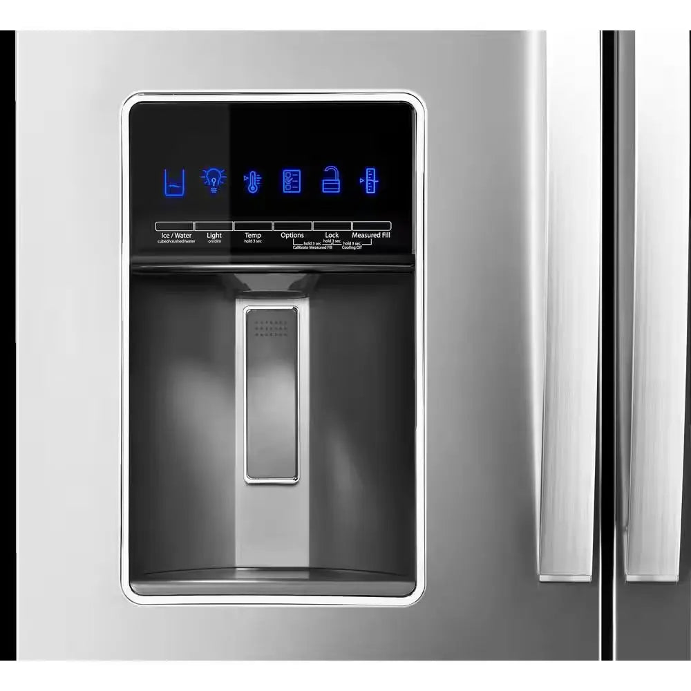 36 In. 26 Cu. Ft. Standard Depth French Door Refrigerator in Fingerprint Resistant Stainless Steel with Triple Crisper | Fridge.com