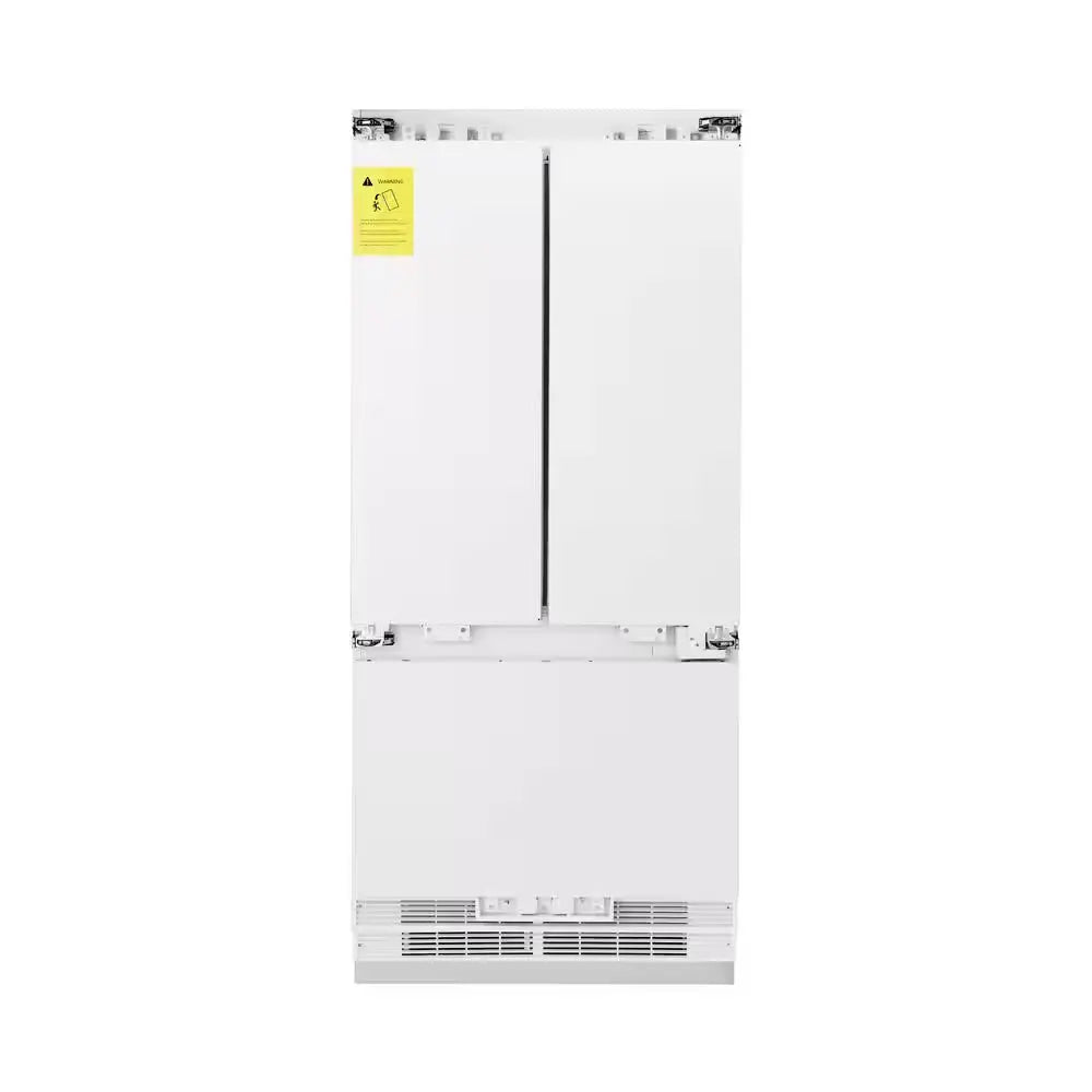 36 In. 3-Door Panel Ready French Door Refrigerator with Internal Ice and Water Dispenser | Fridge.com