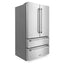 36 In. 4-Door French Door Refrigerator with Internal Ice Maker in Fingerprint Resistant Stainless Steel | Fridge.com