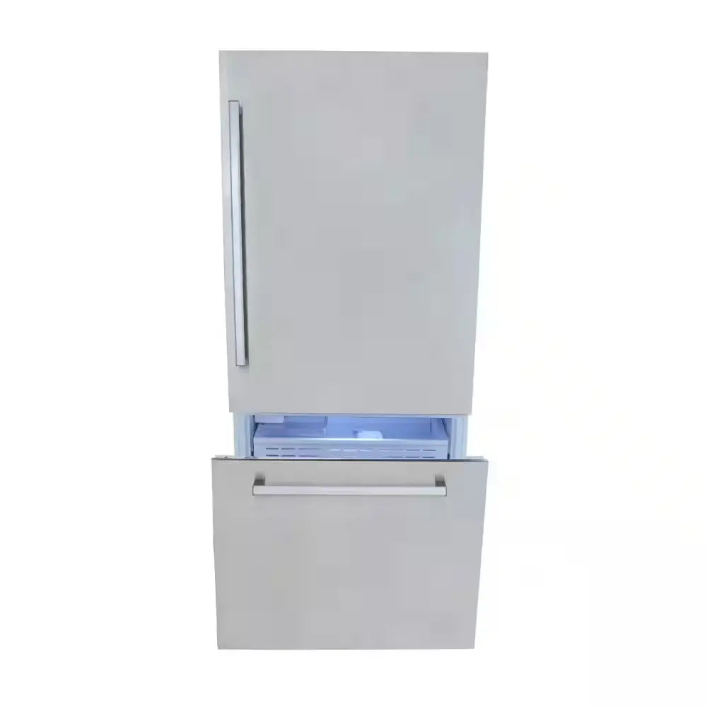 36 In. Width 16 Cu. Ft. Built-In Bottom Freezer Refrigerator in Custom Panel Ready, Counter Depth | Fridge.com