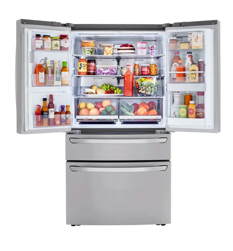 36" Counter Depth French Door Refrigerator 23 Cu. Ft. Smart Refrigerator | Fridge.com