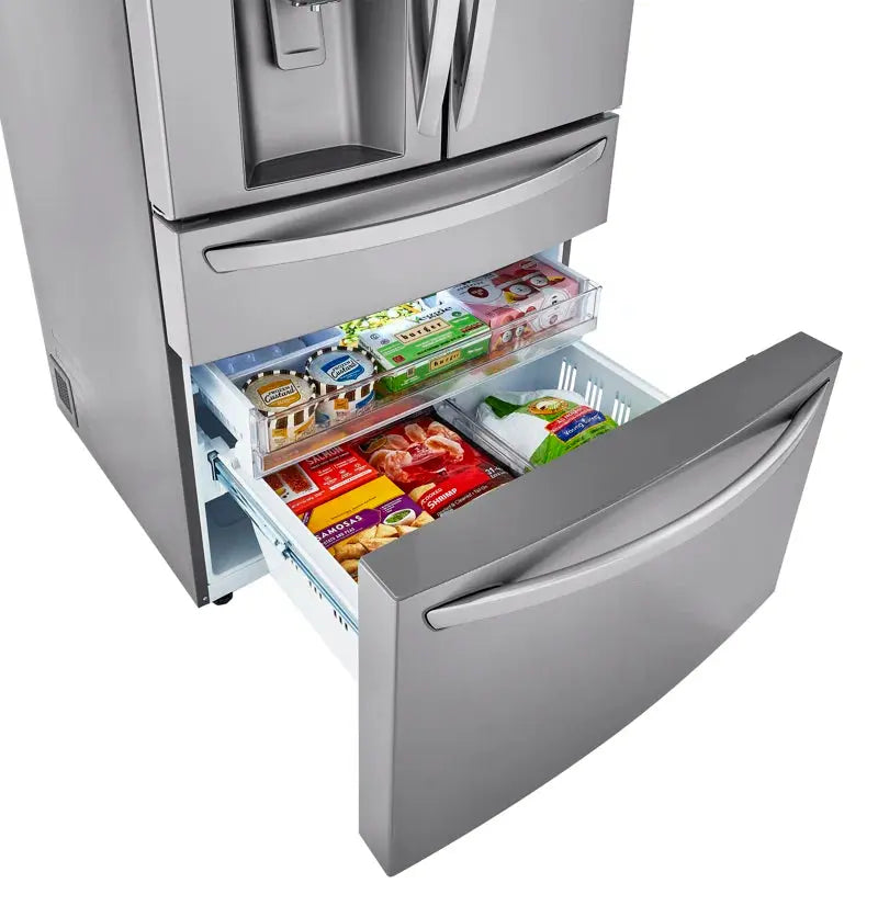 36" Counter Depth French Door Refrigerator 23 Cu. Ft. Smart Refrigerator | Fridge.com