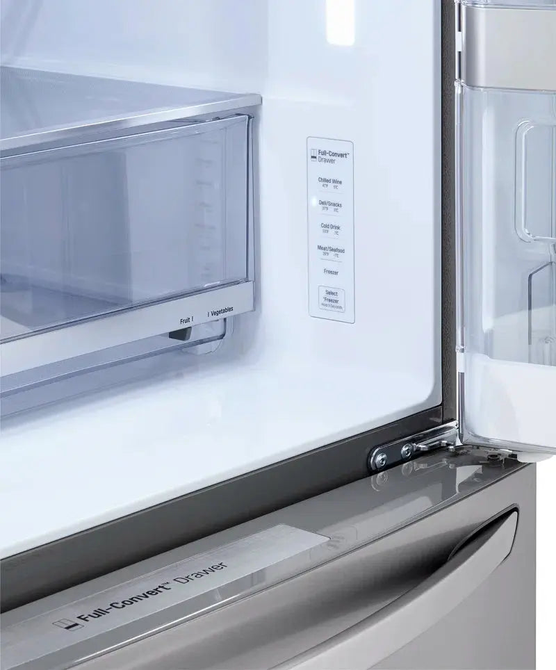 36" Counter Depth French Door Refrigerator 23 Cu. Ft. Smart Refrigerator | Fridge.com