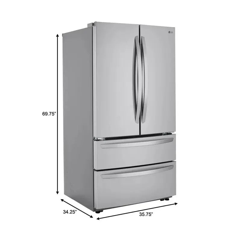 36" French Door Refrigerator 27 Cu. Ft. Smart Refrigerator | Fridge.com