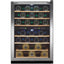 38-Bottle Wine Cooler with 2 Temperature Zones in Stainless Steel | Fridge.com