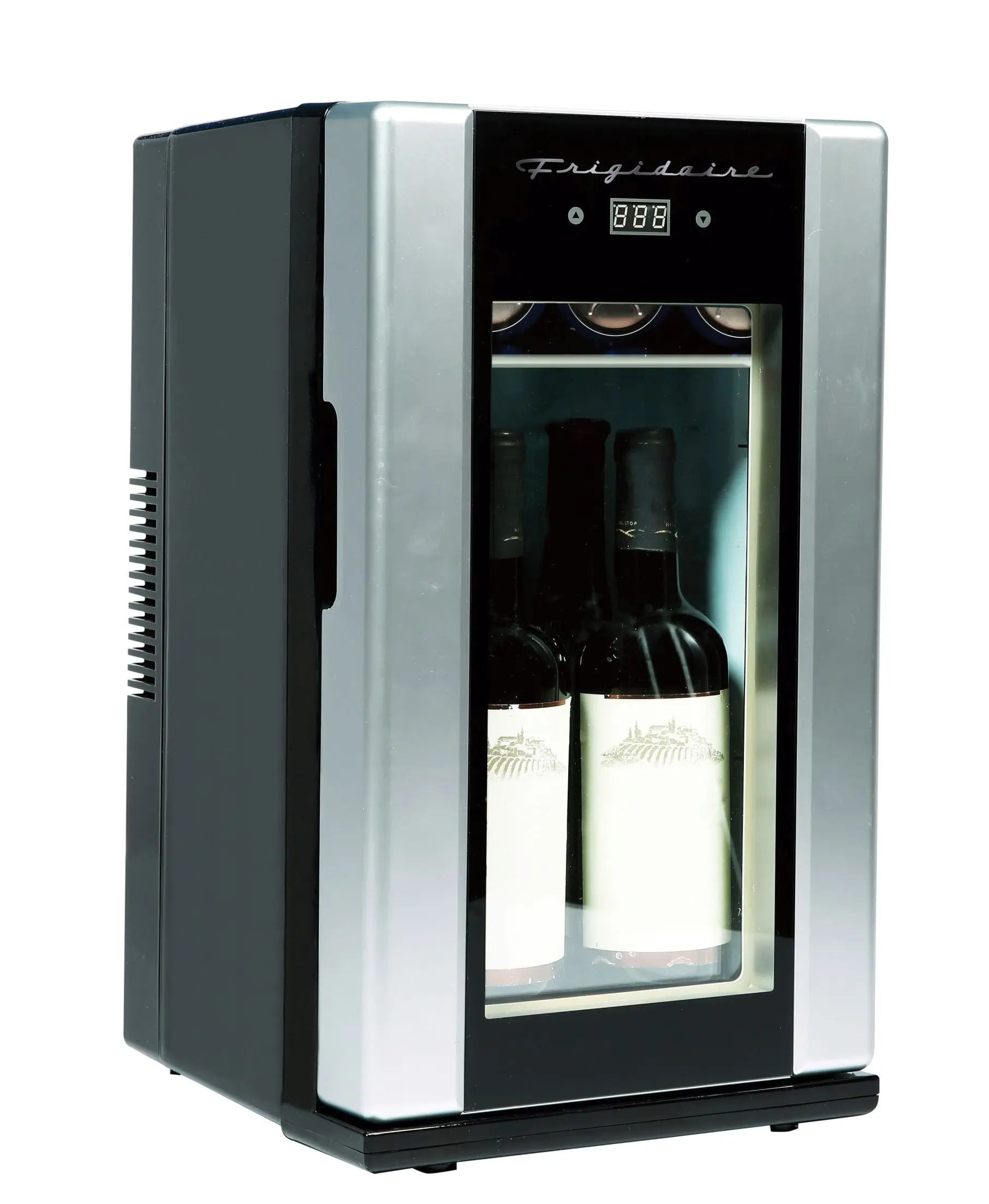 Frigidaire, 18 Can/4 Bottle Retro Beverage Refrigerator, Temperature Control, Stainless (EFMIS567-WM) | Fridge.com