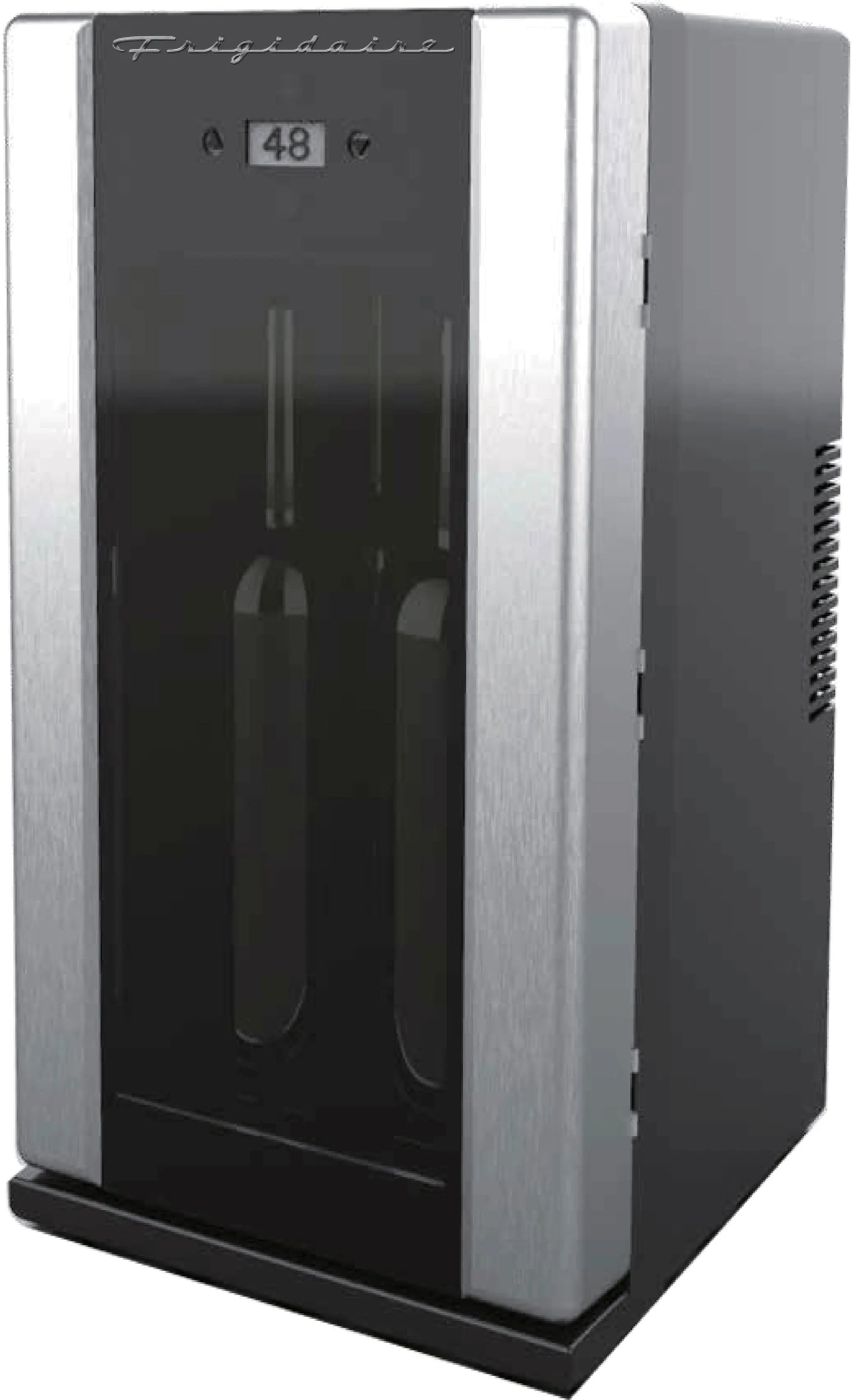 Frigidaire, 18 Can/4 Bottle Retro Beverage Refrigerator, Temperature Control, Stainless (EFMIS567-WM) | Fridge.com