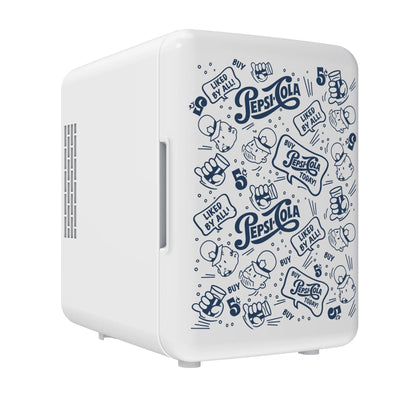 Pepsi, MIS150 6 Can / 4 Liters Mini Personal Fridge Cooler, up to 20° F with 12V Car Adaptor, Thermoelectric Cooling System | Fridge.com